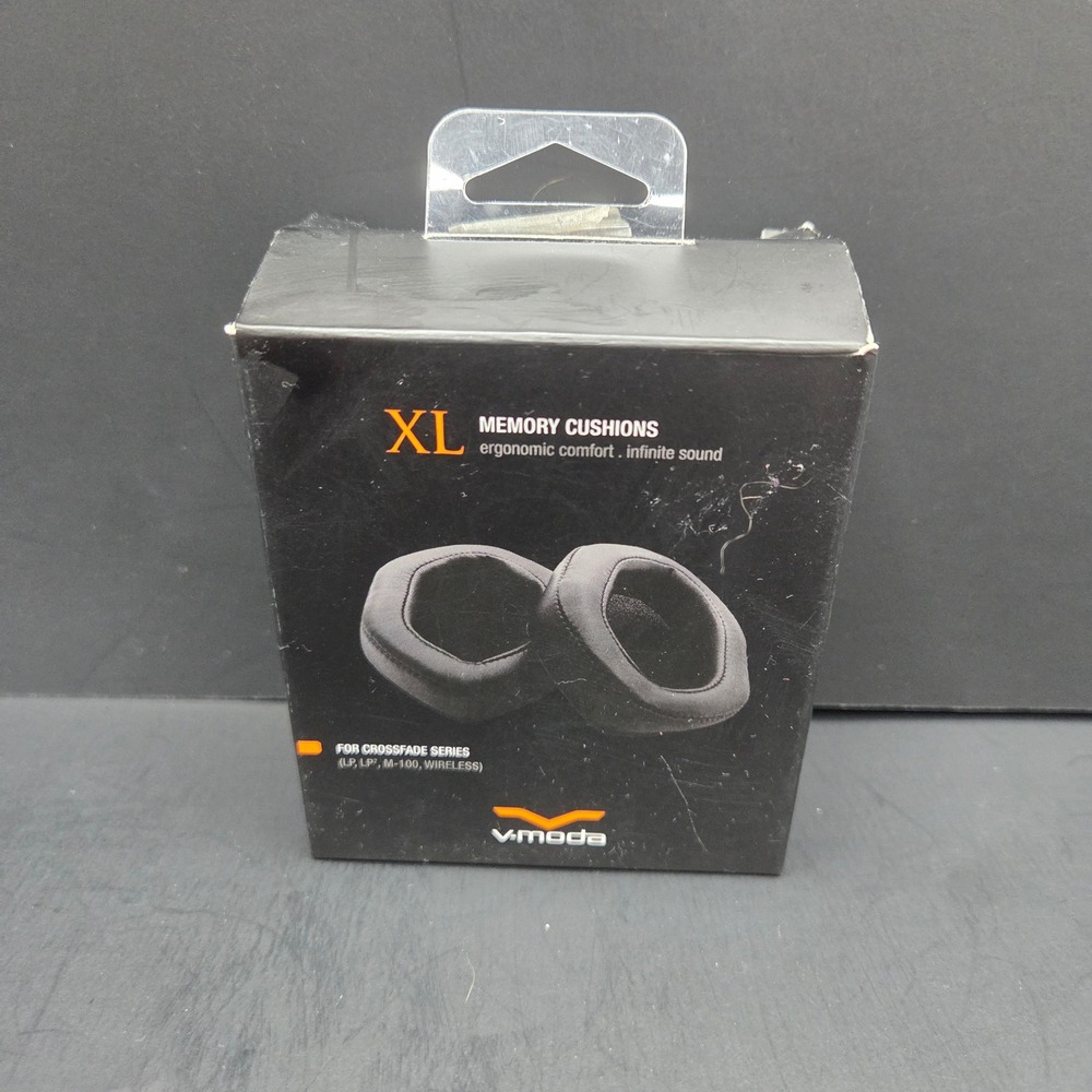 V-MODA XL Memory Cushions Crossfade Series M-100 LP2 Wireless Black Ear Pads